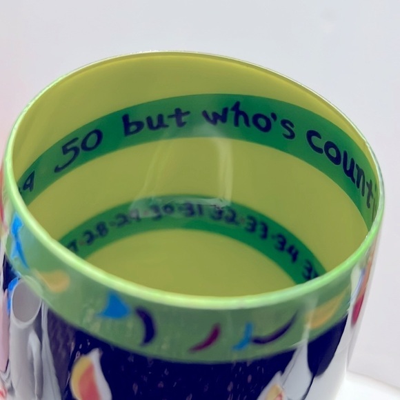 Lolita 50 and Fabulous Love my Wine Artisan Painted Wine Glass - Picture 6 of 8